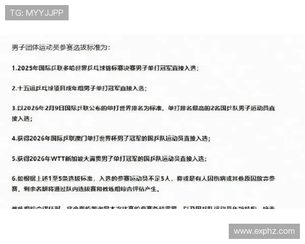 德国乒协致信国际乒联批评伦敦世乒赛新赛制